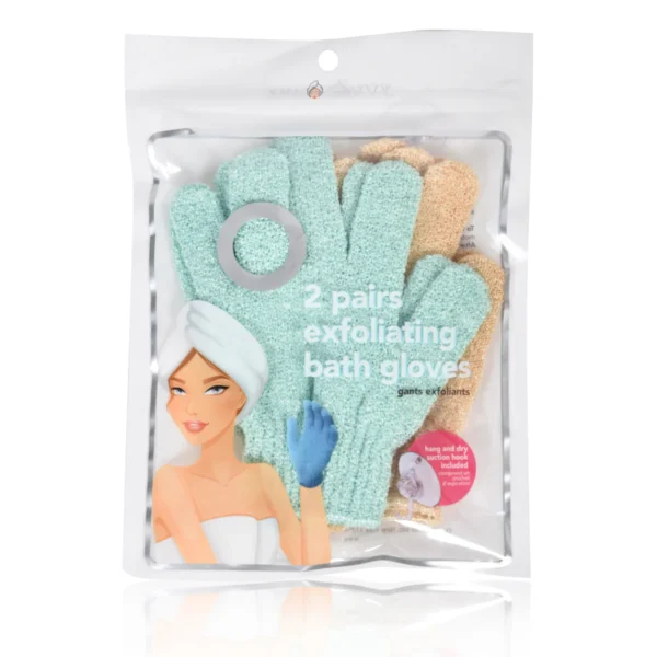 Exfoliating Bath Gloves-2 pack