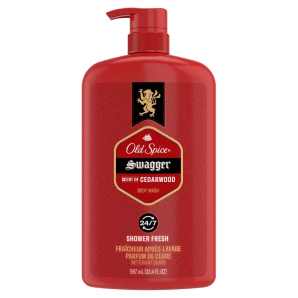 Old Spice Swagger Scent of Cedarwood Men's Body Wash, 33.4 fl. oz