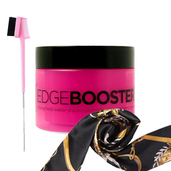 Edge Booster gel + Edge Brush + Silk Edge Scarf