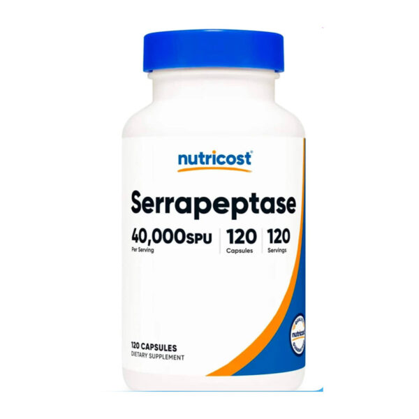 Nutricost Serrapeptase 40,000 SPU, 120 Capsules