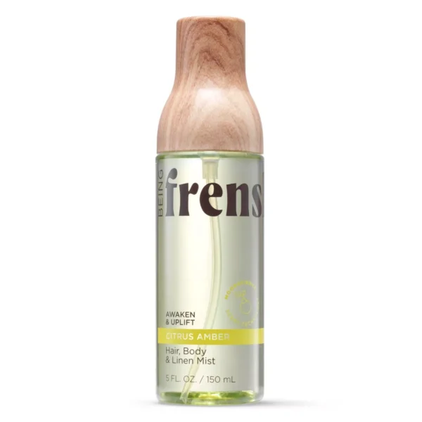 Being Frenshe Women's Hair, Body & Linen Mist Body Spray with Essential Oils - Citrus Amber - 5 fl oz