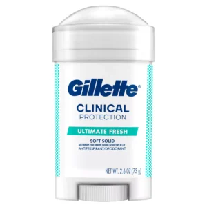 !!Gillette Clinical Soft Invisible Solid Ultimate Fresh Antiperspirant & Deodorant – 2.6oz