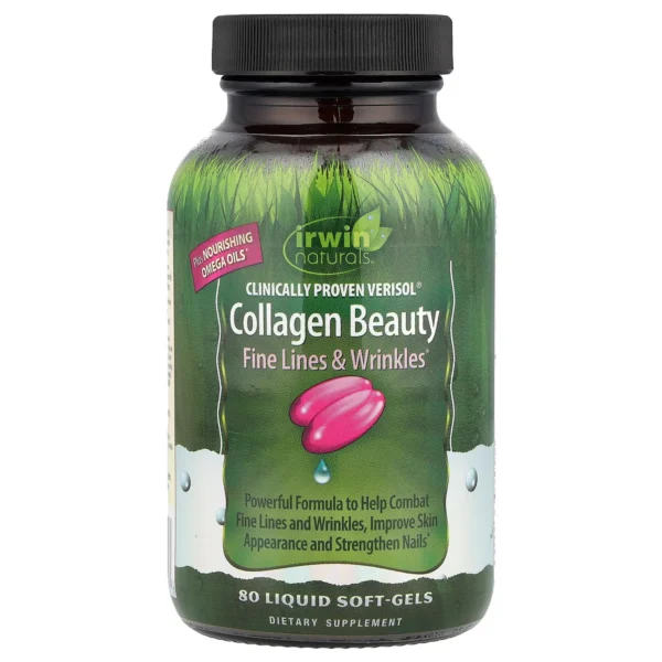 Irwin Naturals Clinically Proven Verisol® Collagen Beauty, 80 Liquid Soft-Gels