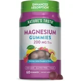 Magnesium Gummies – 200mg – 60 Count -For Men and Women – by Nature’s Truth