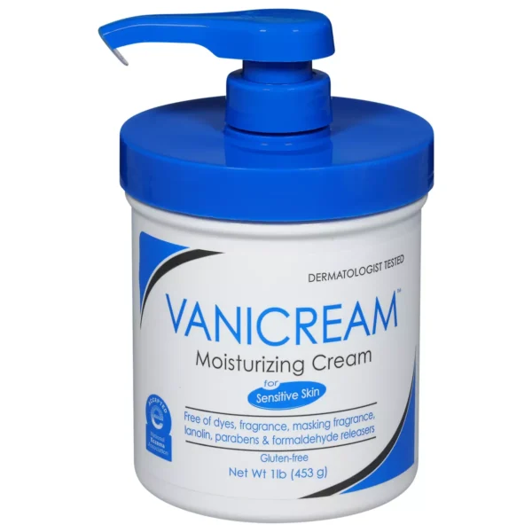 Vanicream Moisturizing Cream with Pump, Fragrance Free - 16oz (453G)