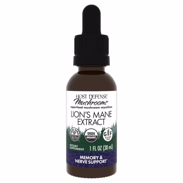 Host Defense Lion's Mane Extract - 1 fl oz (30 Servings)