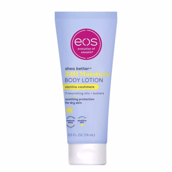 eos Shea Better Travel Size Body Lotion-- Vanilla Cashmere, 2.5 fl oz