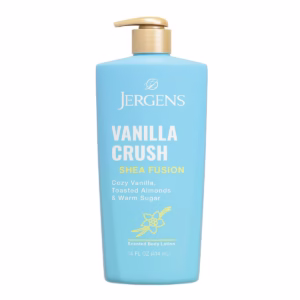 Jergens Shea Fusion Vanilla Crush Scented Body Lotion, Moisturizer for Dry Skin, 14 fl oz