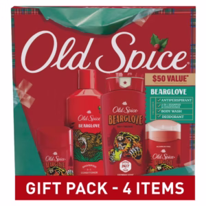 Old Spice Holiday Gift Box – BEARGLOVE – Gift Pack – Items