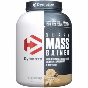 Dymatize Super Mass Gainer Protein Powder, 52g Protein, Gourmet Vanilla, 6 lbs
