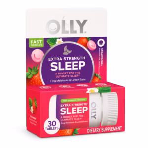 OLLY Vegan Extra Strength Sleep Fast Dissolves Multivitamins Tablets – 30ct