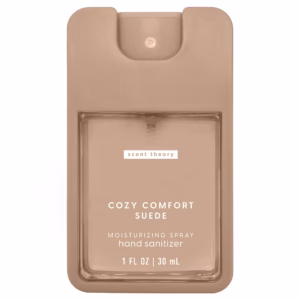 Scent Theory Hand Sanitizer Spray, Cozy Comfort Suede, 1 fl oz