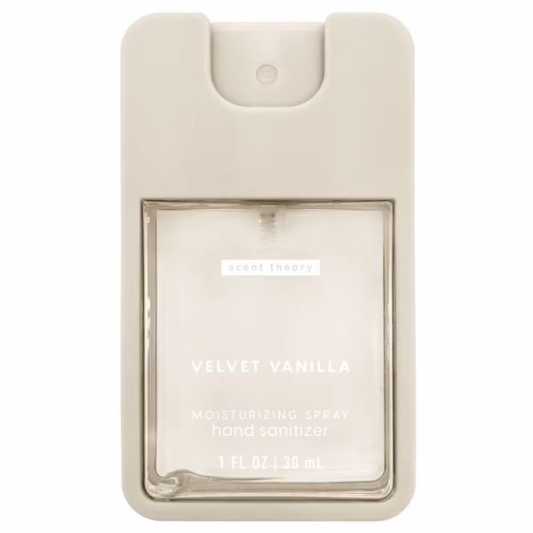 Scent Theory Hand Sanitizer Spray, Velvet Vanilla, 1 fl oz