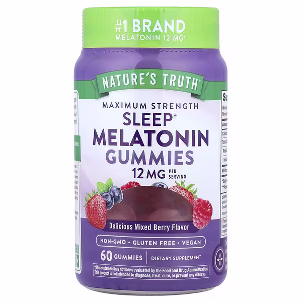 Nature truth melatonin 12 mg