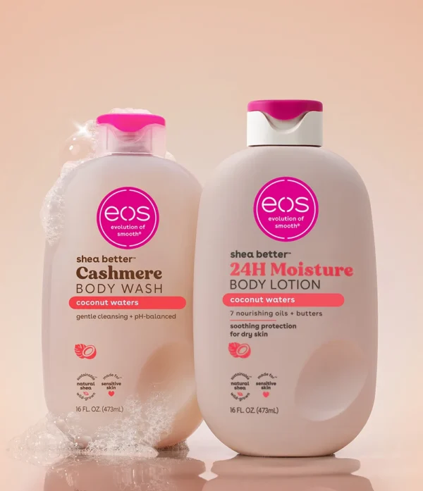 eos Coconut Waters Shea better body wash + body lotion bundle - Bundle