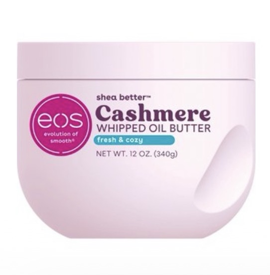 eos Cashmere Whipped Oil Body Butter, Fresh & Cozy, 12 oz