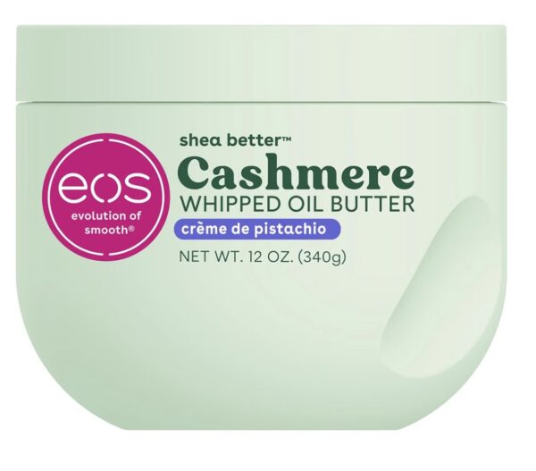eos Cashmere Whipped Oil Body Butter, Crème de Pistachio, 12 oz