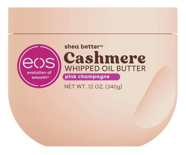 eos Cashmere Whipped Oil Body Butter, Pink Champagne, 12 oz